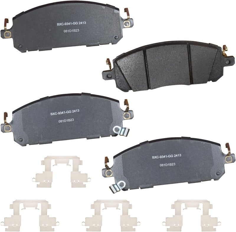 Bendix Premium SBC2413 Ceramic Front Brake Pads for INFINITI QX60 2023-2022, Mitsubishi Outlander 2023-2022, Outlander PHEV 2023, Nissan Pathfinder 2024-2021 - Image 1